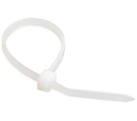 Хомут IEK 4.8x200 нейл. бел. уп.100шт ИЭК UHH31-D048-200-100 