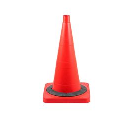 Сигнальный конус 520 мм, оранжевый, без полос, утяжеленный Протэкт КС-2.2.0-П 