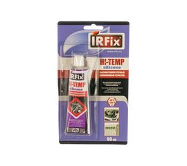 Высокотемпературный силиконовый герметик IRFIX HI-TEMP красный, 60 мл 20069 