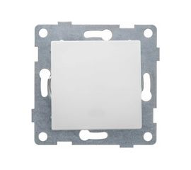 Выключатель GUSI ELECTRIC Ugra 1 клавиша, СУ, 10А, 250В, белый С11В1-001 