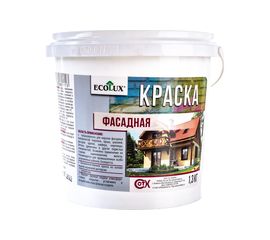 Фасадная краска ECOLUX 1.3 кг 4607133681913 