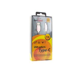Кабель USB Cablexpert USB 2.0 AM/Type-C, серия Gold, длина 1м, блистер, золото CC-G-USBC02Cu-1M 