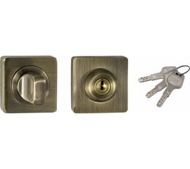 Завёртка с ключом РЕНЦ бронза античная BK-K 02 AB 