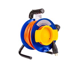 Удлинитель АТЛАНТ ПВС Атом 3х1 50м на садовой катушке 40286 