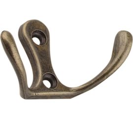 Двойной крючок Trodos 04.11.33 малый, бронза 302034 