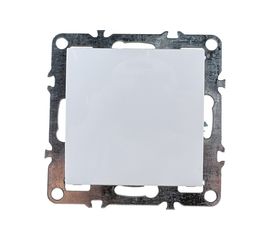 1-клавишный выключатель STEKKER механизм, 250В, 10А, серия Эрна, белый PSW10-9103-01 39311 