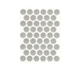 Заглушка на клею Локри пластина серый 50 шт. ЗКП серая 