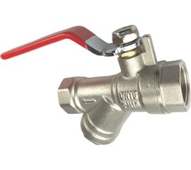 Шаровой кран с фильтром MasterProf 1/2" в/в ручка ИС.080037 