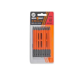 Биты в слайдере (10 шт; PH2; 110 мм; s2) Novocraft B42-22-1102S 