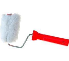 Малярный валик РемоКолор с рукояткой Меховой, ось 6мм, D48мм, 100мм, 04-2-003 