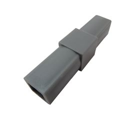 Пластиковый соединитель для трубы ПилотПро 25х25 мм, 2-пал. 16514 