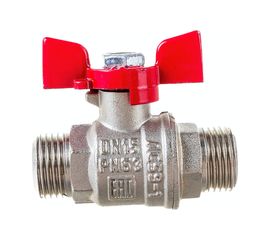 Шаровой кран VALFEX PREMIUM для воды, 1/2"" НР/НР, бабочка VF.219.NB1.012.PREMIUM 