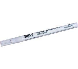 Строительный маркер с жидким красящим составом, белый FIT 04337 