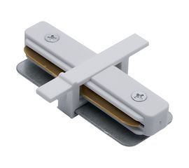 Прямой коннектор для встраиваемого шинопровода FERON белый, LD1004 10357 