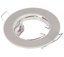 Встраиваемый светильник Ecola Light MR16 DL90 GU5.3 плоский Белый 30x80 /кd74/ FW1611EFY 