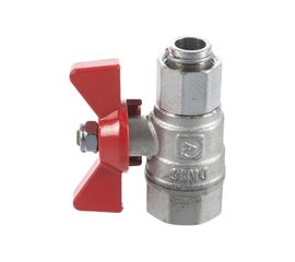 Шаровой кран для подключения манометра VALTEC 1/2вн. -3/8вн. VT.807.N.0403 