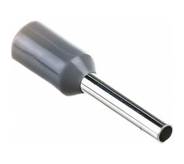 Штыревой втулочный изолированный наконечник KLR KTE 0.75-8V 0.75мм2/L=8мм/Серый 100758V 