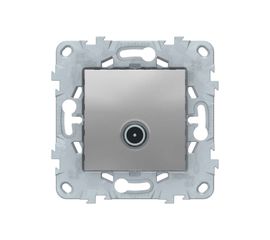 Розетка Schneider Electric TV UNICA NEW одиночная, алюминий NU546230 1240022 