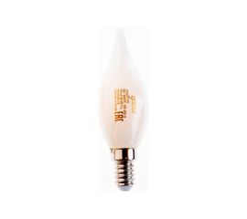 Лампа Gauss Filament, свеча на ветру, 9W, 590lm, 3000К, Е14, milky, LED, 1/10/50 104201109 