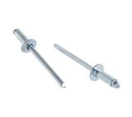 Заклепка вытяжная сталь/сталь (500 шт; 4x10 мм) Метизный двор 4690441026804 