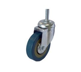 Колесо серая резина крепление болтом М10 SCTG933 75 мм MFK-TORG 3062075 