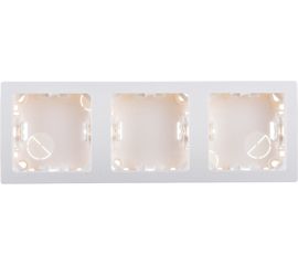 Горизонтальная рамка Simon S73 Loft, 3 поста, 75х217мм, белый С73630-0060 