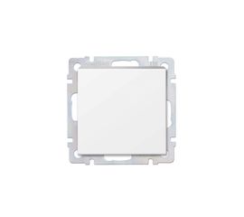 Проходной выключатель Smartbuy 1-клавишный 10А белый Нептун SBE-05w-10-SW12-0 