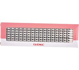 Маркер для кабеля DKC сечением 4-6 мм, символ 9, 8221, 160шт MKF9S3 