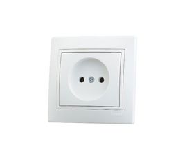 Розетка LEZARD MIRA б/ з керамика белый с белой вставкой 701-0202-121 