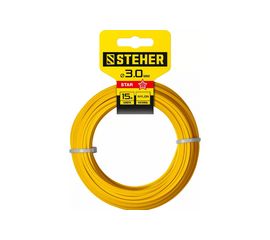 Леска для триммера (3.0 мм; 15 м; звезда) STEHER 75010-3.0 