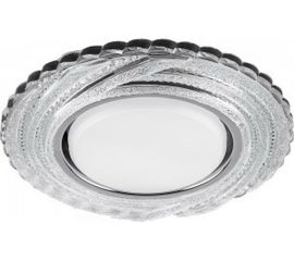 Встраиваемый потолочный светильник FERON 20LED, 2835 SMD 4000K 15W GX53 без лампы, прозрачный хром CD4037 40504 