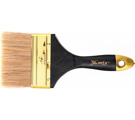 Плоская кисть MATRIX Профи 4", натуральная щетина, деревянная ручка MATRIX 83155 