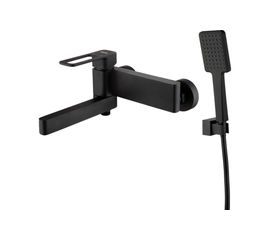 Смеситель для ванны, черный IDDIS Slide SLIBL00i02 