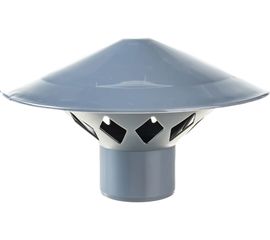 Вентиляционный зонт RTP 50 мм, серый 11311 