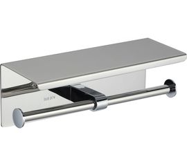 Держатель для туалетной бумаги Savol с полочкой для мобильного телефона нержавеющая сталь S-00AK57 