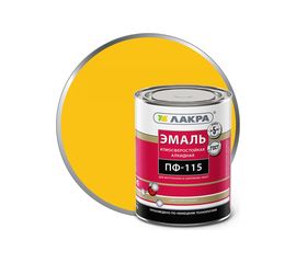 Эмаль Лакра ПФ-115 жёлтая, 1 кг 90000658475 
