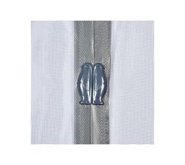 Противомоскитная сетка-штора на дверь с магнитами и крепежом, 45x210 см 2шт HELP 80004 