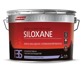 Краска PARADE фасадная силиконизированная F35 SILOXANE база А 9 л Россия 90002595758 