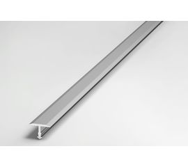 Порог прямой т-образный алюминиевый ЛУКА (5 шт, 13 мм, 2,7 м, анодированный, Серебро) УТ000039391 