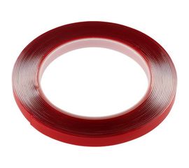 Двухсторонняя клейкая лента REXANT прозрачный, на акриловой основе, 9 мм, ролик 5 м 09-6509 