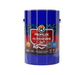 Грунт-эмаль Profilux по ржавчине 3в1 синяя 5 кг Н0000005150 