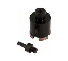 Коронка алмазная по керамограниту, серебряная пайка (50 мм) TRIO-DIAMOND GCB765 