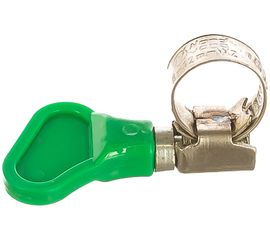 Обжимной хомут из нержавеющей стали Tech-Krep 8х12 с бабочкой 1шт - ярлык 112851 