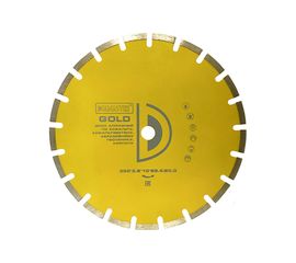 Диск сегментный по асфальту GOLDEN TYPE (350х25.4/20х3.2х10 мм; 21Z) DIAMASTER 001.000.6314 