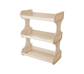 Навесная полка Branq трехсекционная Nature Слоновая кость BQ1682СЛК 