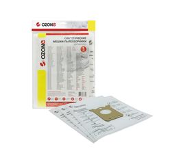 Мешки-пылесборники для пылесосов ELECTROLUX, PHILIPS (3 шт.) OZONE SE-02 