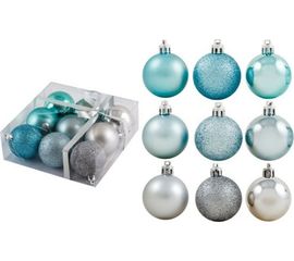 Набор шаров Волшебная страна Иней, 9 шт., 6 см 001271 