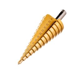 Сверло ступенчатое по металлу HSS TIN 4-30 мм REDVERG 501141 6627086 