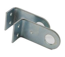 Угловая проушина Левша 80х40х30 мм, 2 шт., цинк радужный У4-9783.ЦР 