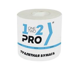Туалетная бумага 1-2-Pro 1 слой, рулон 45 м., белый, вторичное сырье ТБB1-56 